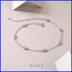 0.7ct Bracelet Lab-Created VVS1/D/Excellent Diamond Test Pass Round Cut