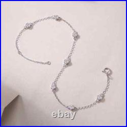 0.7ct Bracelet Lab-Created VVS1/D/Excellent Diamond Test Pass Round Cut