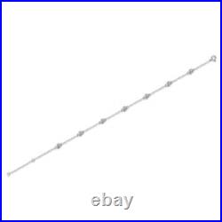 0.7ct Bracelet Lab-Created VVS1/D/Excellent Diamond Test Pass Round Cut
