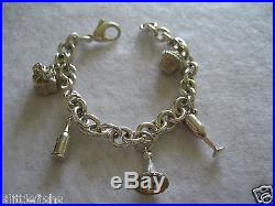 100% AUTHENTIC TIFFANY & CO Sterling Silver 925 Party Charms Bracelet RARE