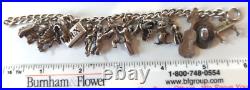 100% Genuine Sterling Silver Vintage Western Charm Bracelet 6 with16 charms 44g 100% Genuine Sterling Silver Vintage Western Charm Bracelet 6 with16 charms 44g