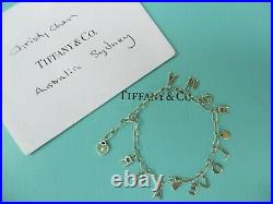 100% Genuine Tiffany & Co amour charm bracelet sterling silver