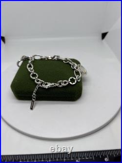 (1825) Mont Blanc Sterling Silver 925 Charm Bracelet