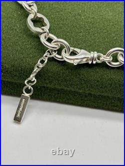 (1825) Mont Blanc Sterling Silver 925 Charm Bracelet