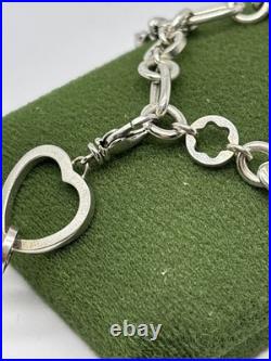(1825) Mont Blanc Sterling Silver 925 Charm Bracelet