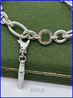 (1825) Mont Blanc Sterling Silver 925 Charm Bracelet