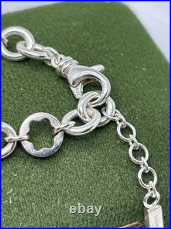 (1825) Mont Blanc Sterling Silver 925 Charm Bracelet