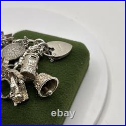 (1999) Vintage Sterling Silver Charm Bracelet