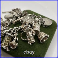 (1999) Vintage Sterling Silver Charm Bracelet