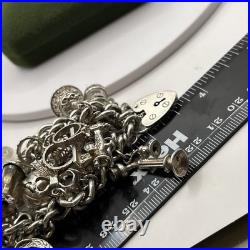 (1999) Vintage Sterling Silver Charm Bracelet