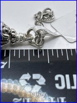 (2010) Sterling Silver 925 Charm Bracelet With Charms