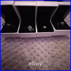 3 Silver Sterling Charms All In Boxes, And A Silver Heart Ring