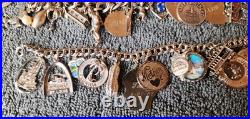 5 Sterling Silver Charm Bracelet 182 Grams Charms Vtg Estate Disney 5 Sterling Silver Charm Bracelet 182 Grams Charms Vtg Estate Disney