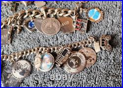 5 Sterling Silver Charm Bracelet 182 Grams Charms Vtg Estate Disney 5 Sterling Silver Charm Bracelet 182 Grams Charms Vtg Estate Disney