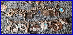 5 Sterling Silver Charm Bracelet 182 Grams Charms Vtg Estate Disney 5 Sterling Silver Charm Bracelet 182 Grams Charms Vtg Estate Disney