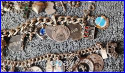 5 Sterling Silver Charm Bracelet 182 Grams Charms Vtg Estate Disney 5 Sterling Silver Charm Bracelet 182 Grams Charms Vtg Estate Disney