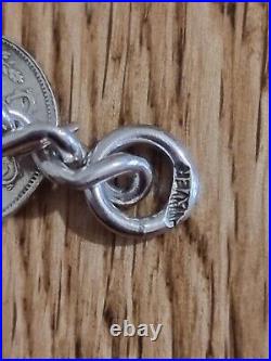 59g Charm Bracelet 15 Charms Solid Sterling Silver Inc Bible Please Read Info 59g Charm Bracelet 15 Charms Solid Sterling Silver Inc Bible Please Read Info
