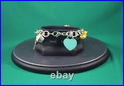 7 Tiffany & Co Sterling Silver Charm Bracelet