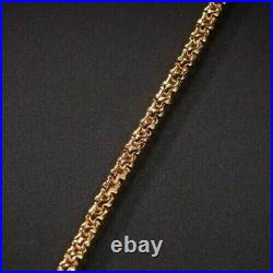 8CT Round Cut Lab Created Diamond One Row Tennis Bracelet 14K Yellow Gold Finish