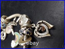 925 Silver ALE Pandora Charm Bracelet With Mainly Pandora Charms Approx 47g