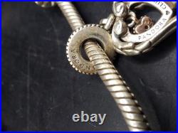 925 Silver ALE Pandora Charm Bracelet With Mainly Pandora Charms Approx 47g