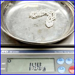 925 Silver Charm Bracelet Fancy Victorian Heart Lock 7 Inches 925 Silver Charm Bracelet Fancy Victorian Heart Lock 7 Inches