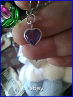 925 Sterling Silver Charm Bracelet With 5 Silver Charms