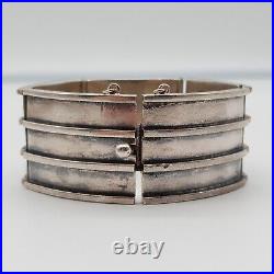 95.3 Grams Unusual 925 Silver Bracelet (142)