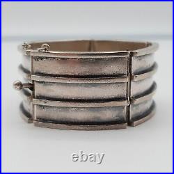 95.3 Grams Unusual 925 Silver Bracelet (142)