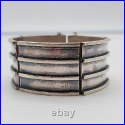 95.3 Grams Unusual 925 Silver Bracelet (142)