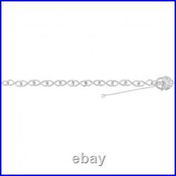 Acotis Silver Charm Bracelet With Heart Padlock G2389 Acotis Silver Charm Bracelet With Heart Padlock G2389