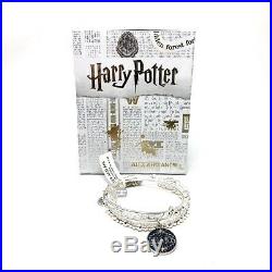 Alex And Ani Harry Potter Lumos Charm & Beaded Bracelet Set 3 Pieces NWT