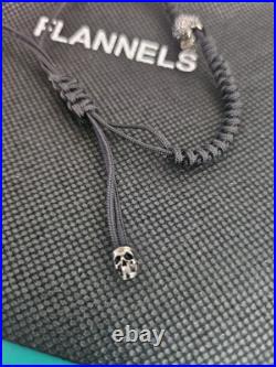 Alexander McQueen Skull Charm Drawstring Bracelet Alexander McQueen Skull Charm Drawstring Bracelet