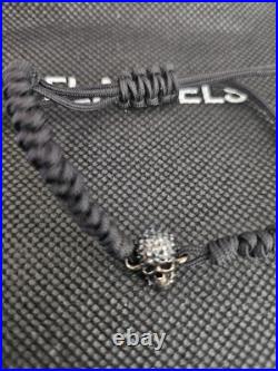 Alexander McQueen Skull Charm Drawstring Bracelet Alexander McQueen Skull Charm Drawstring Bracelet
