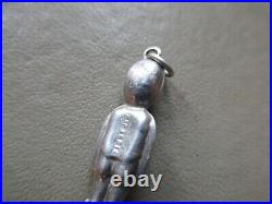 Antique Vintage Rare Sterling Silver Fumsup Touch Wud Kewpie Doll Charm Pendant