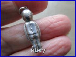 Antique Vintage Rare Sterling Silver Fumsup Touch Wud Kewpie Doll Charm Pendant