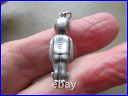 Antique Vintage Rare Sterling Silver Fumsup Touch Wud Kewpie Doll Charm Pendant