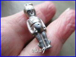 Antique Vintage Rare Sterling Silver Fumsup Touch Wud Kewpie Doll Charm Pendant