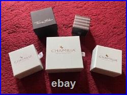Aquarius Sterling silver Chamilia bracelet plus charms Chamilia/ Thomas Sabo