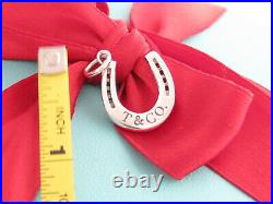 Auth Tiffany & Co Silver 925 Horse Shoe Charm Pendant For Necklace Bracelet