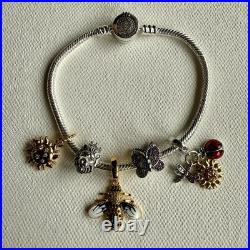 Authentic Pandora Bracelet with Charms 19cm