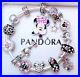 Authentic-Pandora-Silver-Bangle-Bracelet-With-Minnie-Disney-European-Charms-01-aoeo