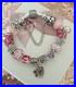 Authentic-Silver-Pandora-Bracelet-Pave-clasp-Charms-Shown-19-cm-Pandora-Box-01-eb