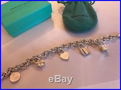 Authentic Tiffany & Co silver Charm Bracelet