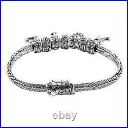 BALI LEGACY 925 Sterling Silver HOPE Charm Bracelet Jewelry for Women