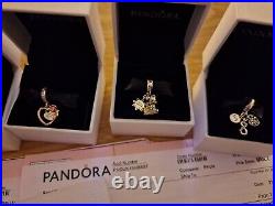 BRANDNEW Genuine Pandora 19 Bracelet comes with 8 Genuine Pandora Charms bnib