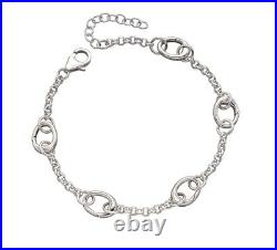 Beginnings Silver Bracelet B5218 5 Link Charm Bracelet