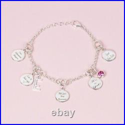 Beginnings Silver Bracelet B5218 5 Link Charm Bracelet