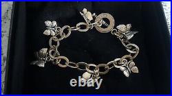 Boxed Giovanni Raspini 925 Silver Butterfly Bracelet