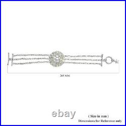 Bracelet Real Polki Diamond 925 Silver Sapphire Charm Size 7.25 Cts 4 I I3 Gift